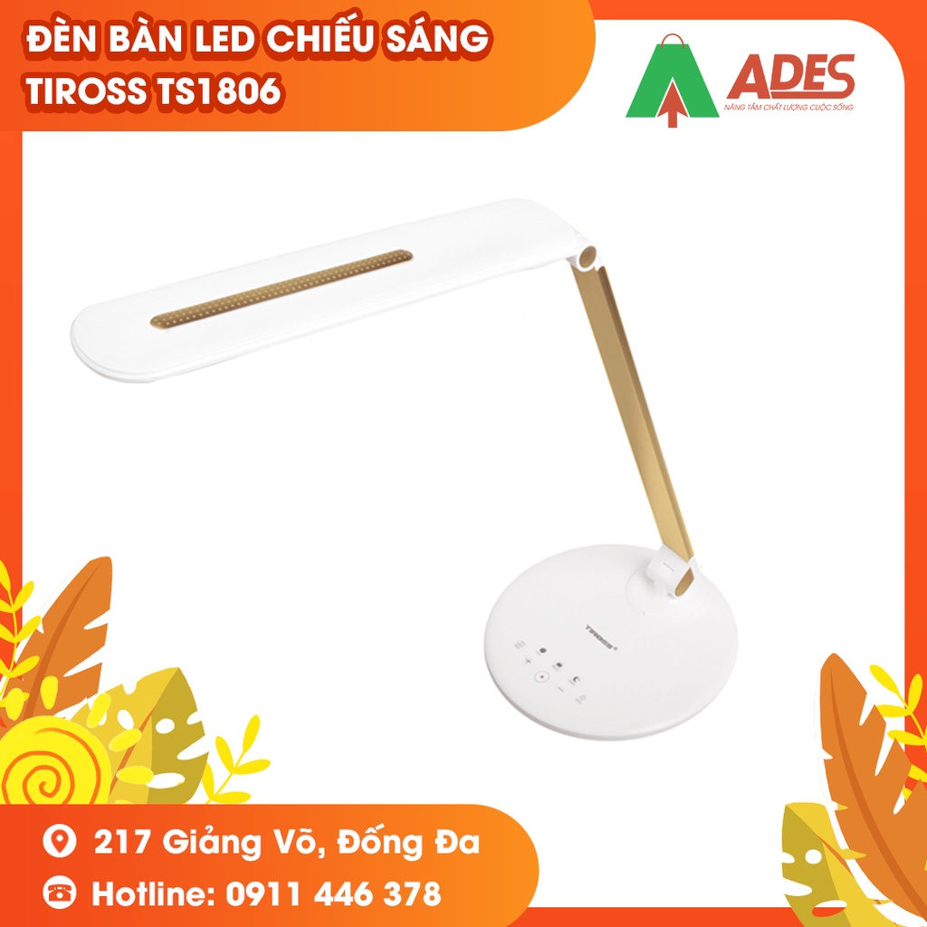 Đèn Bàn LED Chiếu Sáng Tiết Kiệm Điện Năng Tiross TS1806