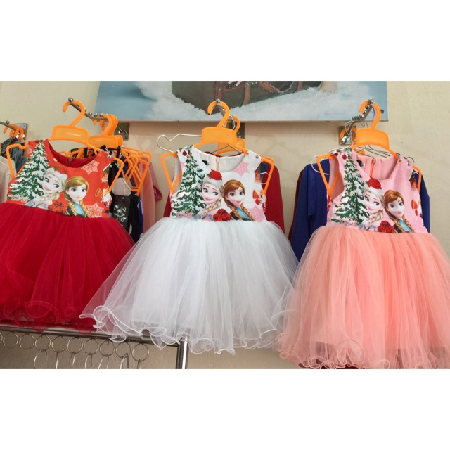 Váy công chúa elsa 4 lớp