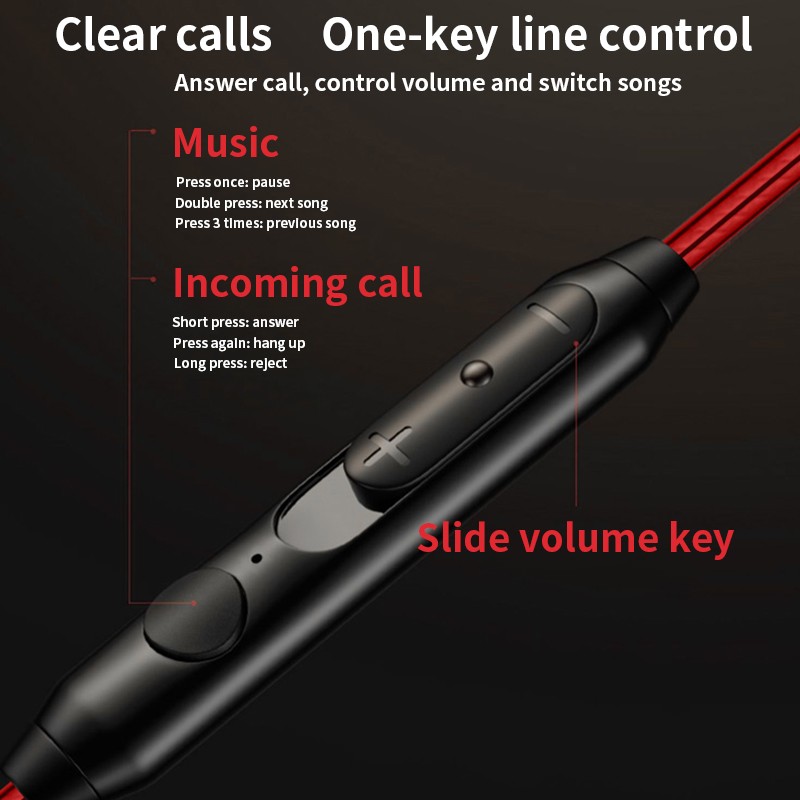 Tai Nghe Nhét Tai Jack 3.5mm Âm Thanh Siêu Trầm Có Micro | BigBuy360 - bigbuy360.vn