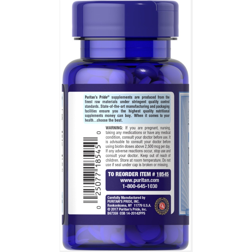 Viên Bổ Sung Glucosamine MSM Puritan's Pride Của Mỹ, 120 viên