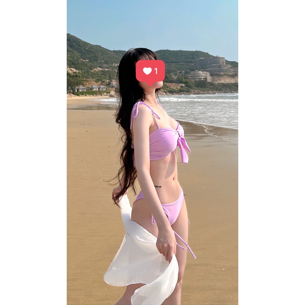 Khăn quấn bikini khăn choàng đi biển kín đáo siêu đẹp đủ màu vải xuyên thấu sexy