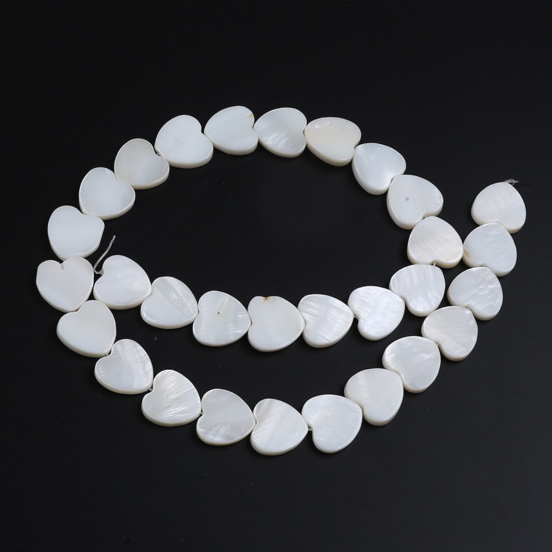 Chuỗi hạt ngọc trai vỏ sò tự nhiên 14mm dùng làm đồ trang sức thủ công