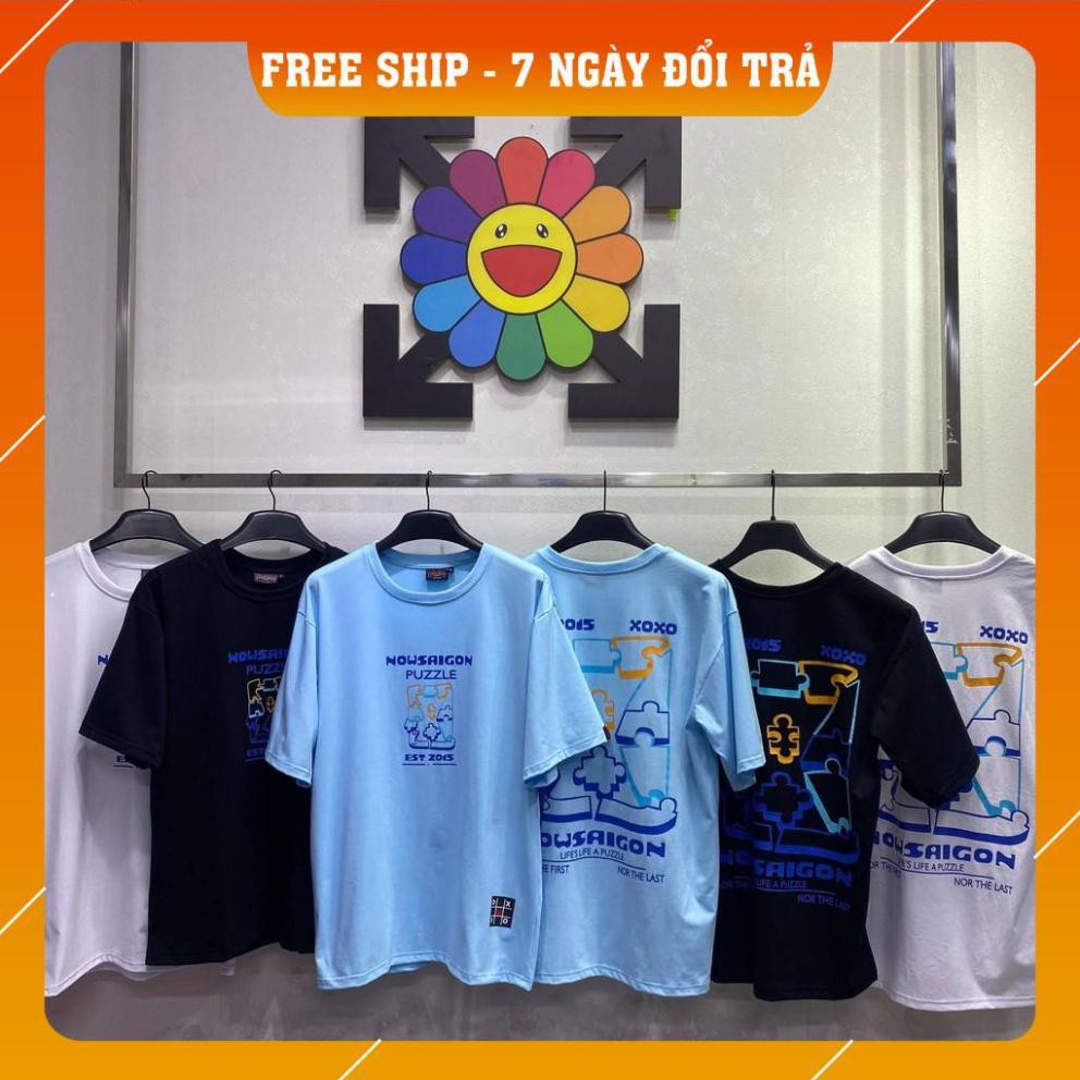 áo thun tay lỡ form rộng nam nữ now sài gòn full tag | BigBuy360 - bigbuy360.vn