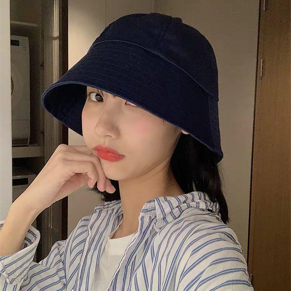 Mũ Bucket Panama Chống Tia Cực Tím Phong Cách Hip Hop Cá Tính Cho Nữ