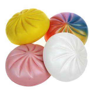 Đồ chơi Squishy hình bánh bao có hộp như hình chậm tăng giá rẻ dễ thương màu trắng gudetama