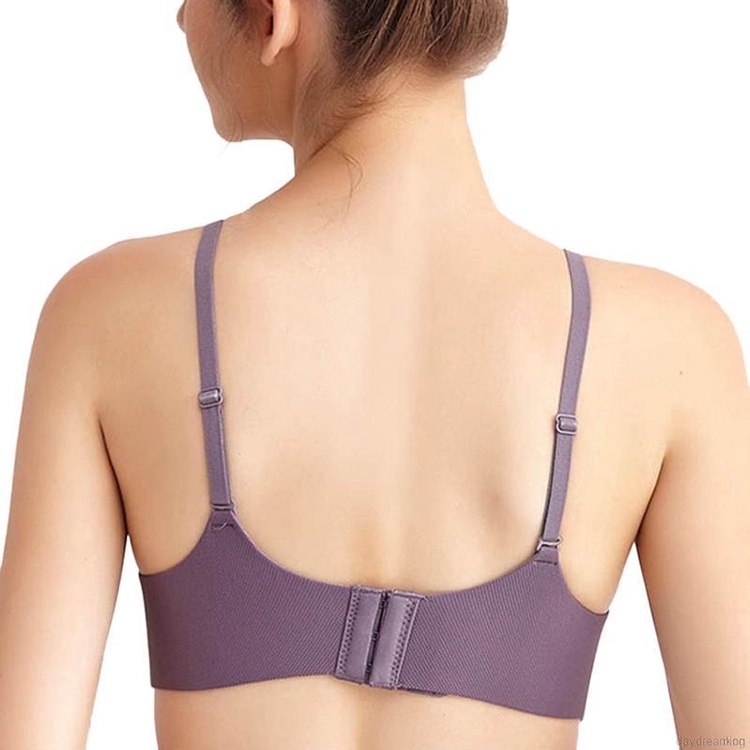 Áo bra su non đúc không gọng dây mảnh cài sau định hình vòng 1
