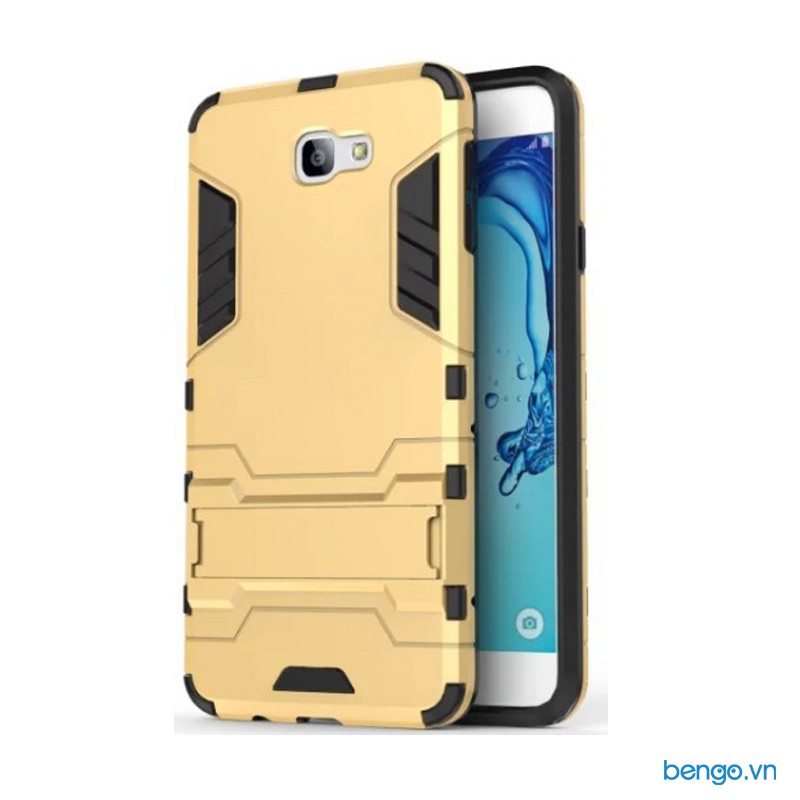 Ốp lưng Samsung Galaxy J7 Prime Iron Man 2 lớp dựng máy