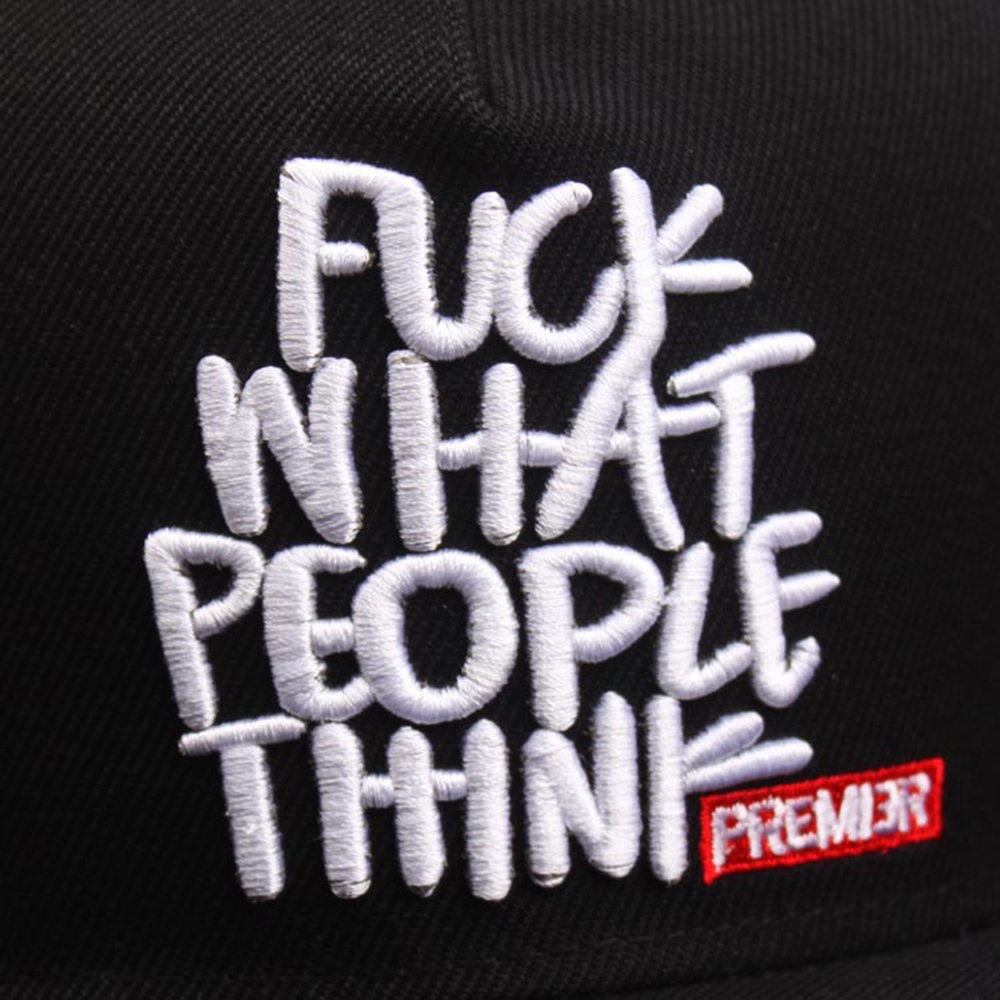 Mũ Lưỡi Trai Thêu Chữ Phong Cách Hip Hop