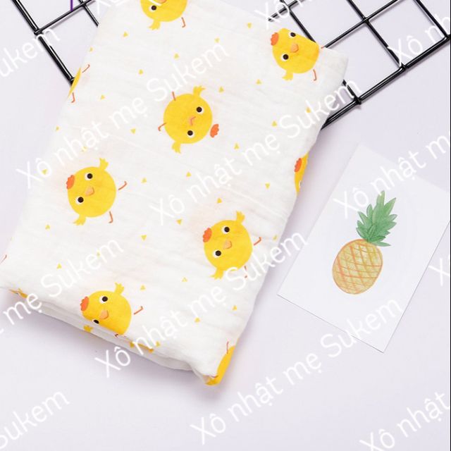 Vải xô nhật gà vàng to 100k