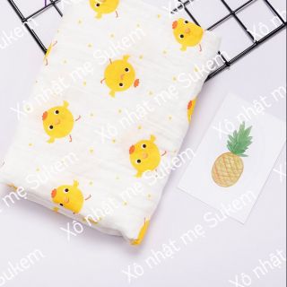 Vải xô nhật gà vàng to 100k
