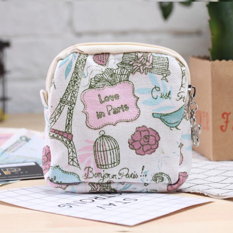 Ví cầm tay bằng canvas dễ thương | BigBuy360 - bigbuy360.vn