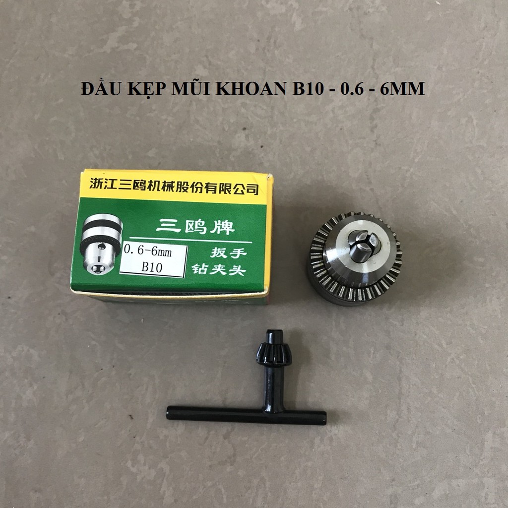 Kẹp Mũi Khoan B10 - bộ đầu kẹp mũi khoan 0.6 - 6mm cho motor 775,795,895