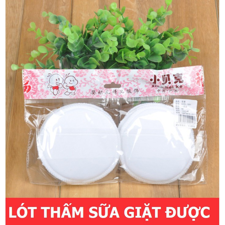 Miếng lót thấm sữa Hột gà giặt được( 4-6 miếng)