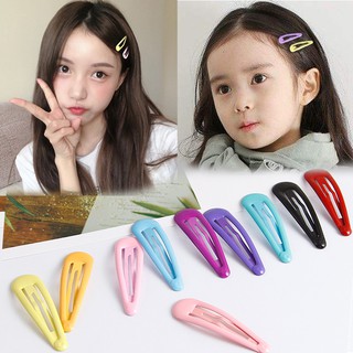 [Mã FASHIONCB264 giảm 10K đơn bất kỳ] Kẹp tóc màu trơn đơn giản dễ thương cho bé