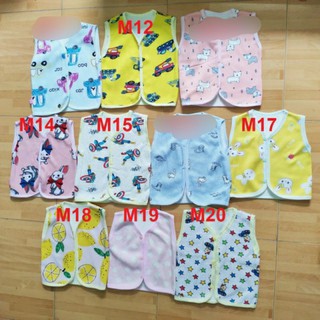 Áo gile trẻ em khoác nỉ bông sơ sinh