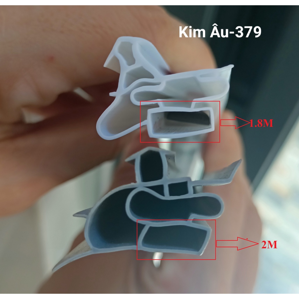 Ron tủ lạnh kiểu bắt vít (kèm nam châm) 2m – Gioăng tủ – Zoăng tủ lạnh