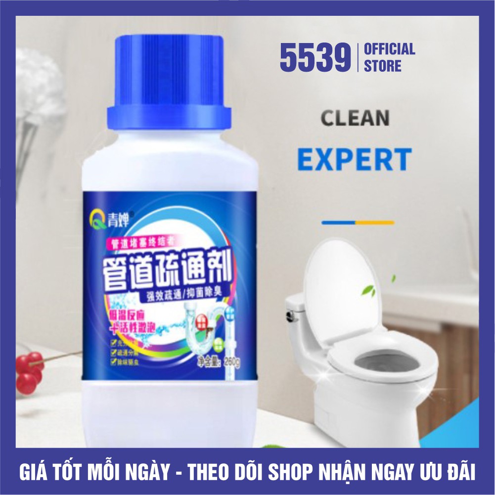 Bột thông cống ⚡️ CỰC MẠNH ⚡️ Bột thông cống, bồn cầu, bồn rửa tay cực mạnh - Shop 5539