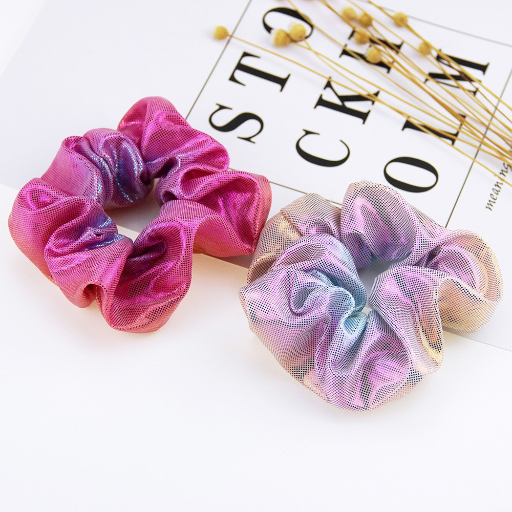 Dây đeo tóc Gradient màu đôi có đóng dấu nóng