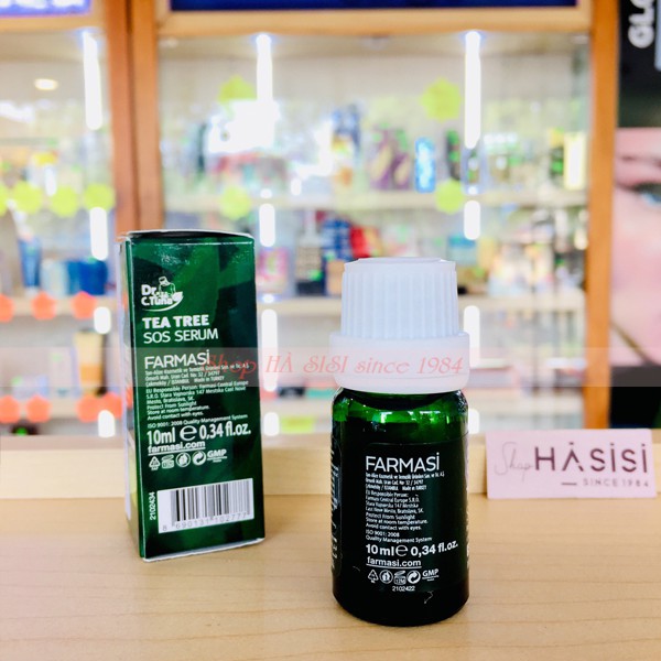 Serum dành cho da mụn FARMASI DR CTUNA TEA TREE OIL SOS SERUM 10ml