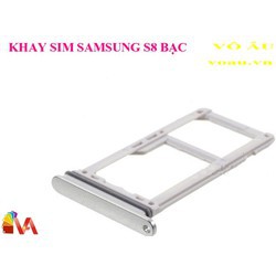 KHAY SIM SAMSUNG S8 PLUS MÀU BẠC