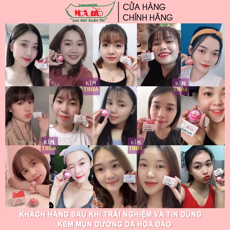 (Combo 2 Hộp] Kem Mụn Dưỡng Da Hoa Đào ThinGroup 8g chính hãng