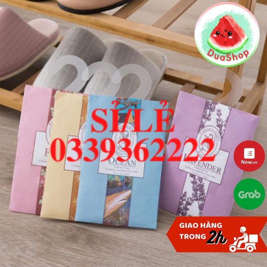 [ HAIANHSHOP ] Túi thơm thảo mộc treo phòng/ treo tủ quần áo hương dịu ngọt - Túi Thơm Có Móc Treo Duashop &gt;