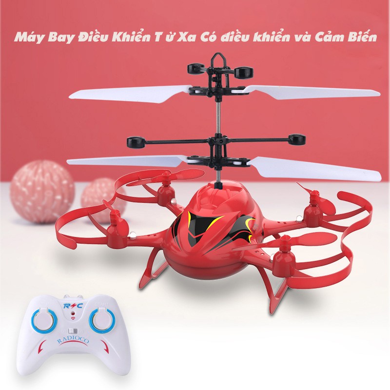 Helicopter - Máy Bay Điều Khiển Từ Xa Có Điều Khiển Và Cảm Biến - Đồ Chơi Giải Trí Cho Bé - Smarthome Toys