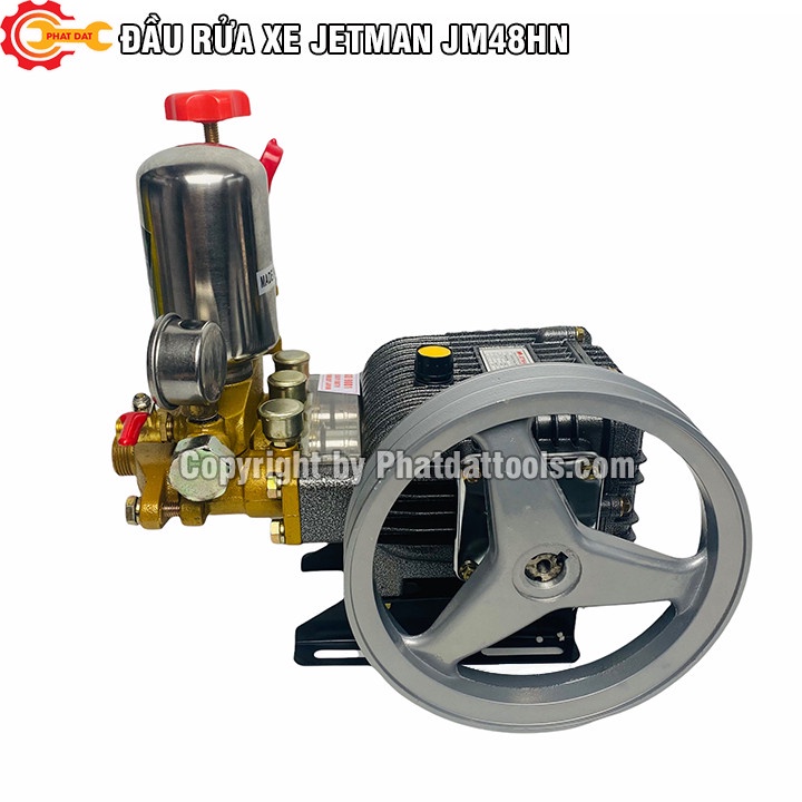 Đầu Bơm Xịt Rửa Xe Cao Áp JETMAN JM48HN - Chuyên Dụng Xịt Rửa Oto, Xe Máy, Vệ Sinh Máy Móc, Nhà Xưởng, Sân Vườn