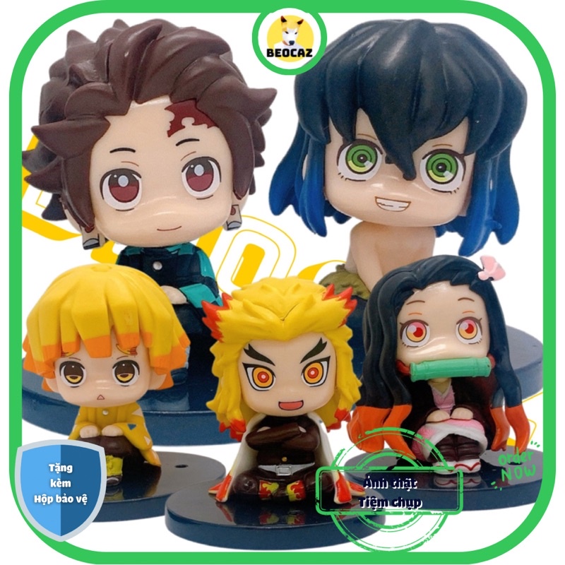 Mô Hình Tanjiro Nezuko Zenitsu Inosuke Rengoku Kanao Thanh Gươm Diệt Quỷ Kimetsu No Yaiba Demon Slayer tiệm Beocaz
