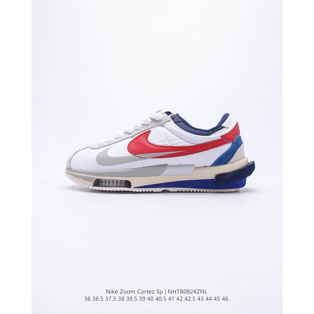 Giày Thể Thao Chạy Bộ Sacai x NK Air Zoom Cortez SP 4.0 DQ0581 36-45