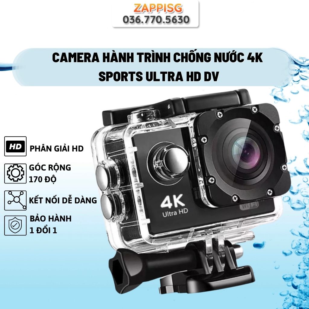 Camera Hành Trình Sport 1080 HD - Camera Hành Trình Sport Full Hd 1080 Cao Cấp - Chống Bụi - Chống Nước Tốt