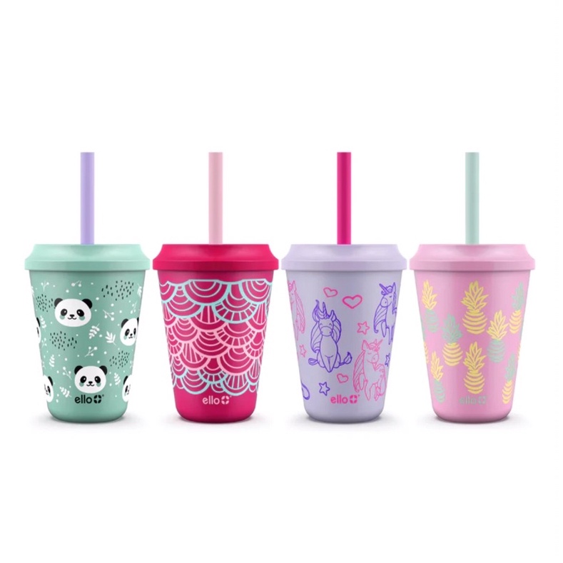 Set Ly Đổi Màu ELLO Cho Bé 12oz