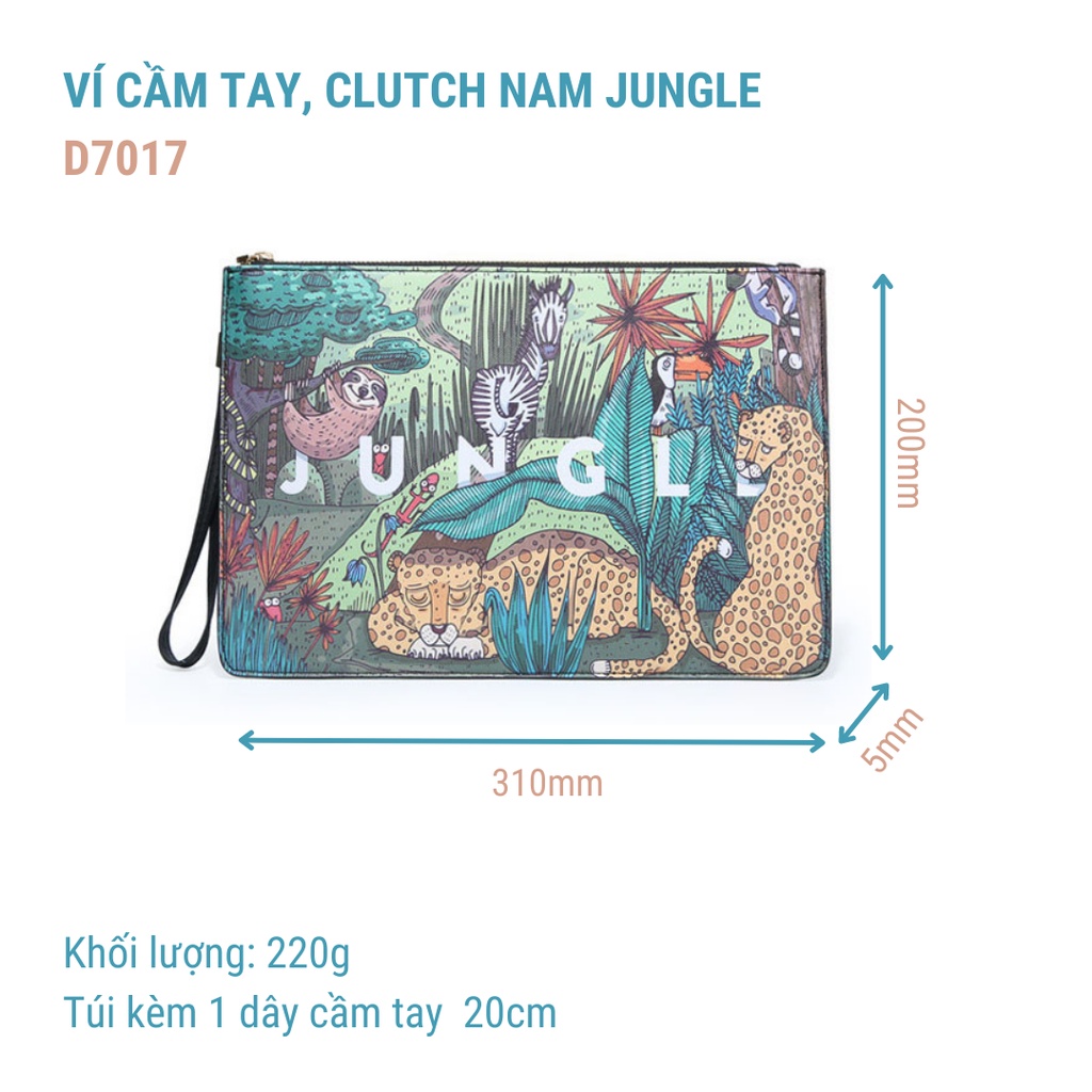 Túi Cầm Tay Da PU Jungle Clutch EtonWeag YH9979 Fiiago Shop