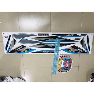 Tem rời exciter 2011 lc 135 dán xe trắng