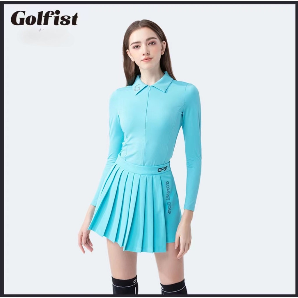 Bộ Áo Tay Dài Dáng Ôm + Chân Váy AR5T Phong Cách Mùa Thu Mới Cho Nữ Chơi golf