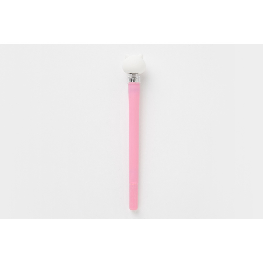 Bút Mực Đen ARTBOX Hàn Quốc Đầu Xoay Tích Hợp Đèn Đầu Hình Mèo Màu Hồng