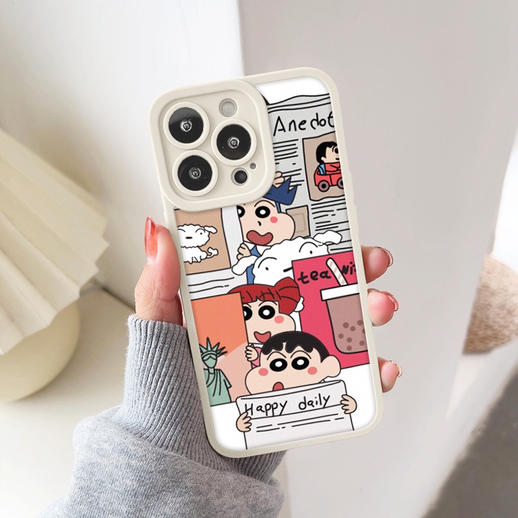 Ốp lưng iphone cạnh vuông lỗ camera shin báo 6s/6splus/7/7plus/8/8plus/x/xr/xs/11/12/13/pro/max/plus/promax-Awifi U2-2