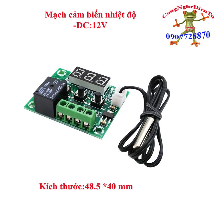 Mạch cảm biến nhiệt độ W1209