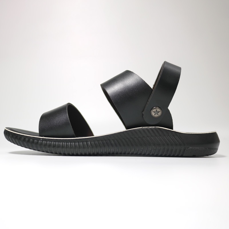 Dép da nam quai ngang siêu nhẹ mẫu 2022 SoHA Store