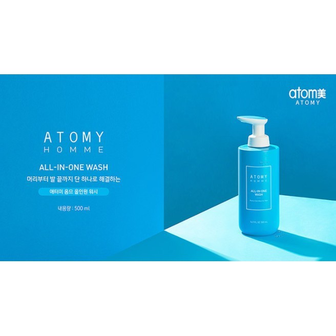 ATOMY (Hàng Mới Về) Sữa Rửa Mặt Dạng Lỏng Tất Cả Trong Một 500ml