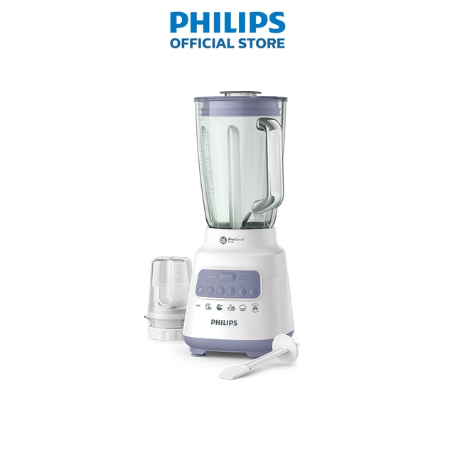 Máy xay sinh tố Philips HR2222 cối thủy tinh - Hàng chính hãng