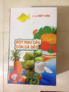 Rau câu cá dẻo 1 hộp 12 gói