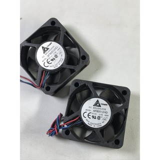 Quạt tản nhiệt 5cm - Delta 12 V - 0.15 A. gió tốt và êm.
