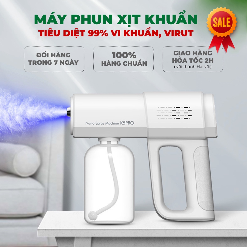 Máy Xịt Khử Khuẩn Hàng Cao Cấp Dùng Cho Văn Phòng, Cá Nhân, Gia Đình