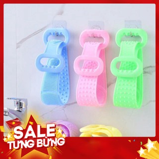Dây Tắm Chà Lưng Silicon 2 Mặt