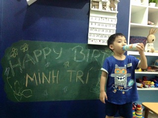 Decal bảng phấn dán tường