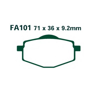 má phanh dầu FORCE125 disc brake pads