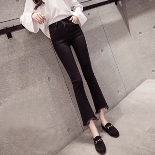 Quần jeans ống loe rách ulzzang (ẢNH THẬT Ở CUỐI)