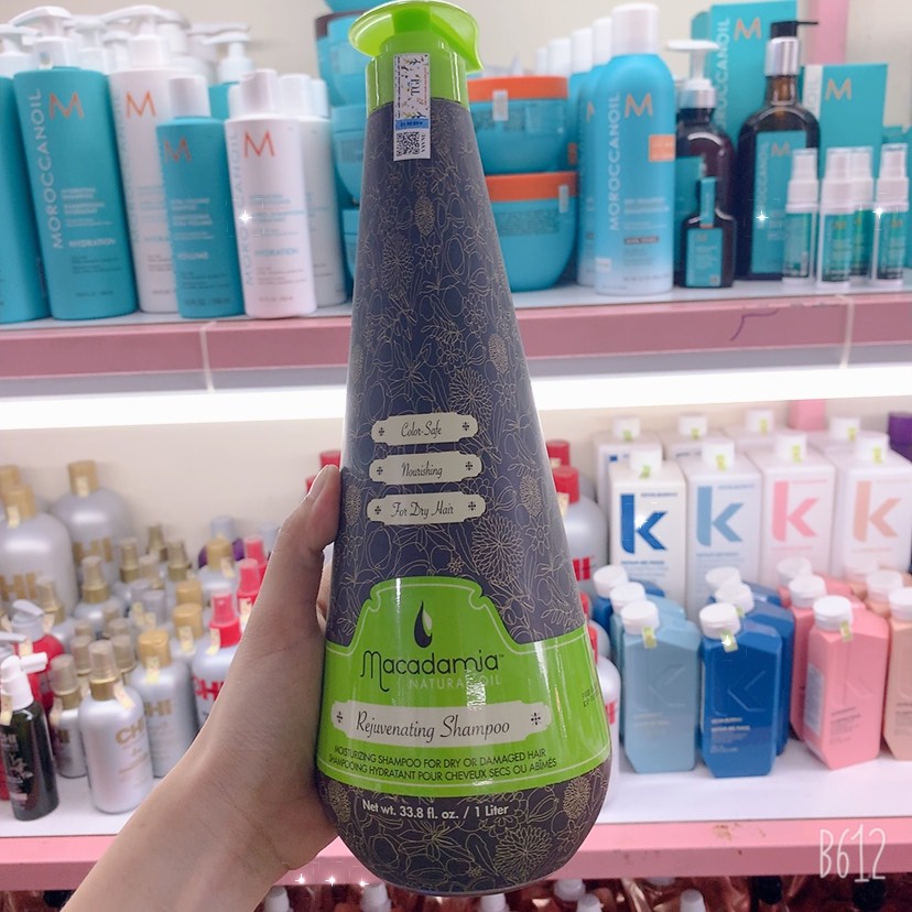 Dầu Gội Xả Macadamia Trẻ Hóa, Phục Hồi Tóc Hư Tổn 1000ML*2