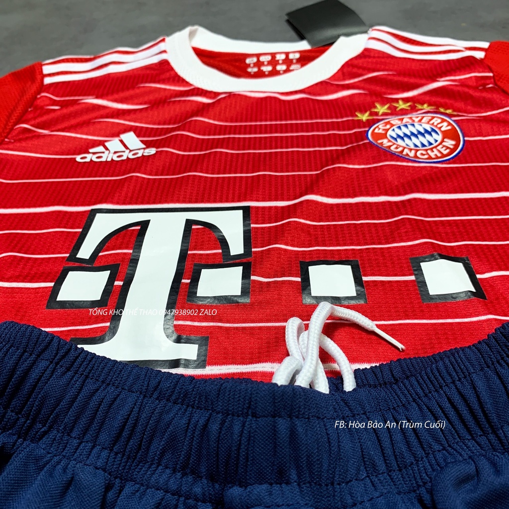 Set Bộ Quần Áo Bóng Đá Bayern Munich vàng Chanh  Mùa Giải 2023-2024 - Vải Gai Thái Chuẩn Áo Thi Đấu